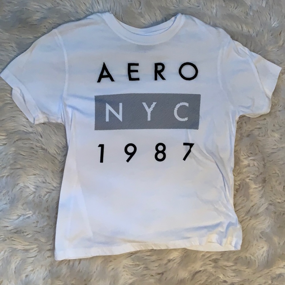 white aero shirt
